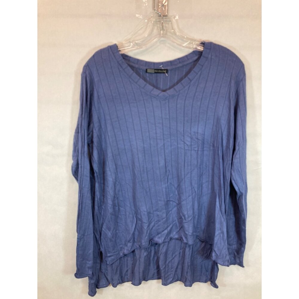 Women's  Blue Small Fashion Top - Stylish & Versatile Shirt for Casual or Dressy